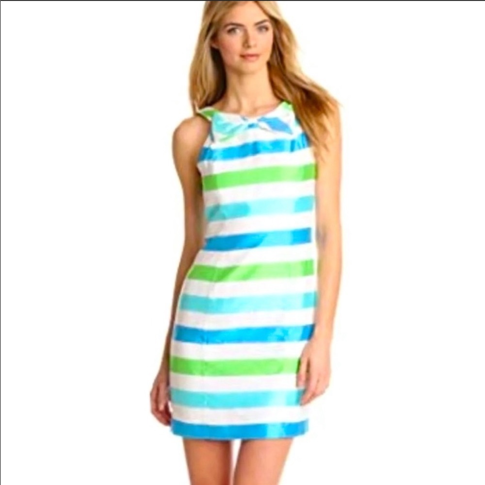 Lilly Pulitzer Henley stripe organza dress size 4